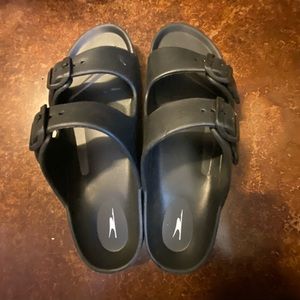New Black slides - size 9